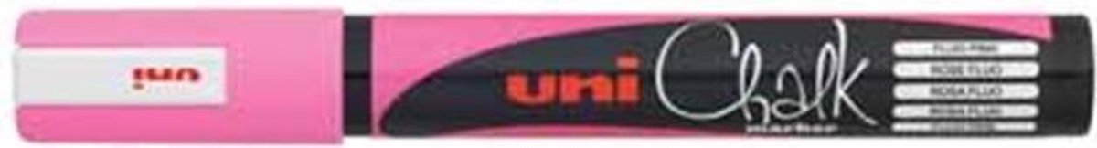 Uni-ball Krijtmarker Fluo, Ronde Punt Van 1,8 - 2,5 Mm - Roze