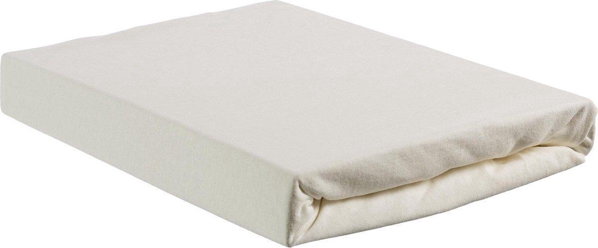 Beddinghouse Percale Katoen Hoeslaken - 100% Percale Katoen - Lits-jumeaux (160x210/220 Cm) - Off White - Wit