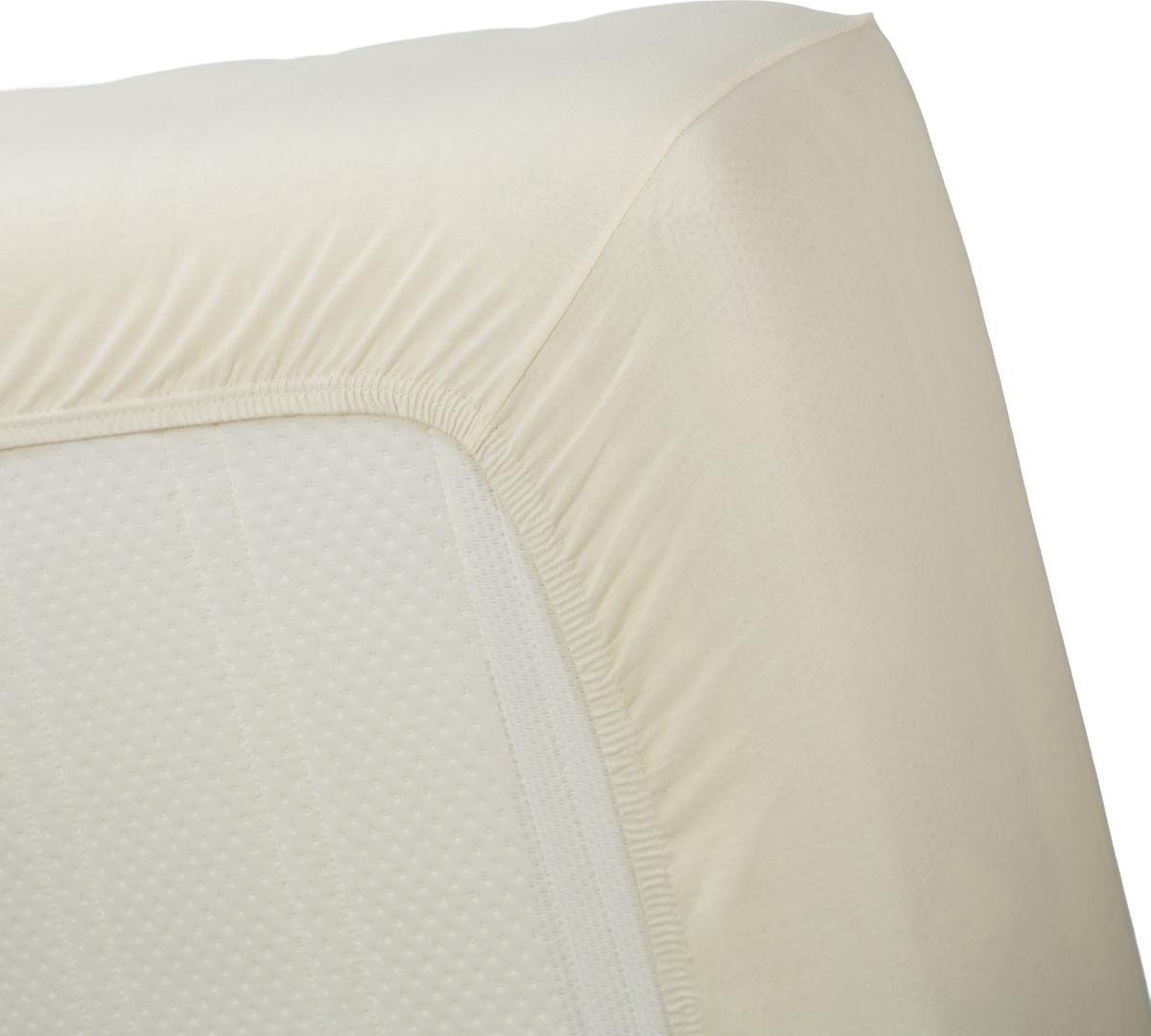 Beddinghouse Jersey Hoeslaken - 100% Gebreide Jersey Katoen - Lits-jumeaux (160x200/220 Cm) - Natural - Beige