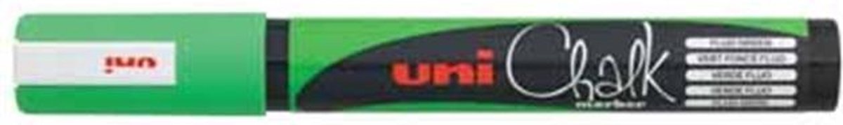 Uni-ball Krijtmarker, Ronde Punt Van 1,8 Tot 2,5 Mm, Fluo - Groen