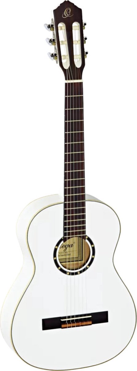Ortega Family Series R121-3/4 klassieke gitaar wit met gigbag