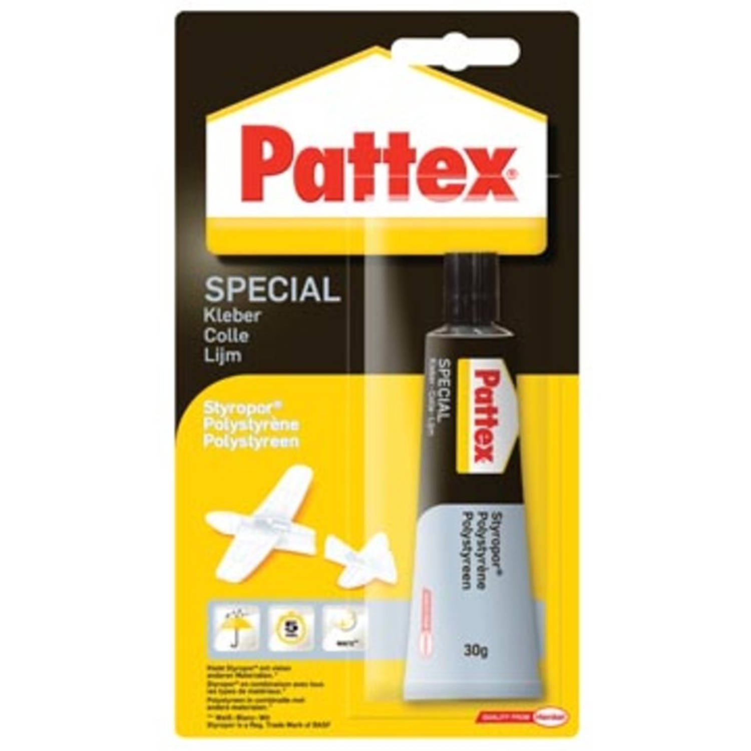 Pattex Contactlijm Special Polystyreen, Tube Van 30 G