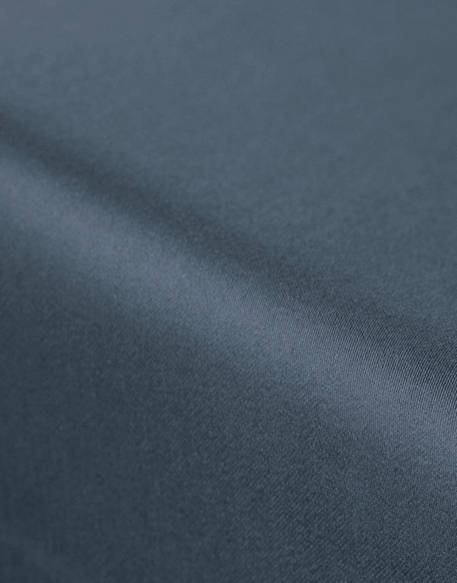 Essenza Satin Hoeslaken - 100% Katoen-satijn - 2-persoons (140x200 Cm) - Stone Blue - Blauw