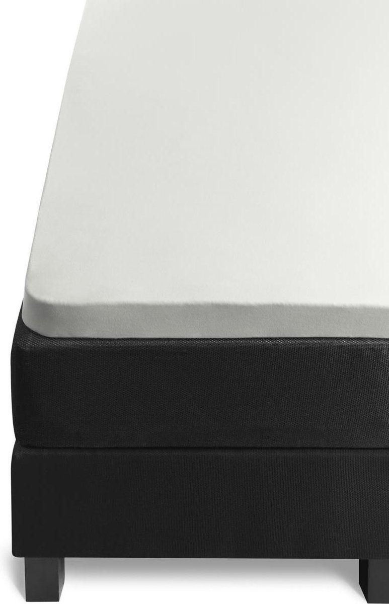 Beddinghouse Percale Katoen Topper Hoeslaken - 100% Percale Katoen - 1-persoons (80/90x200 Cm) - Off White - Wit
