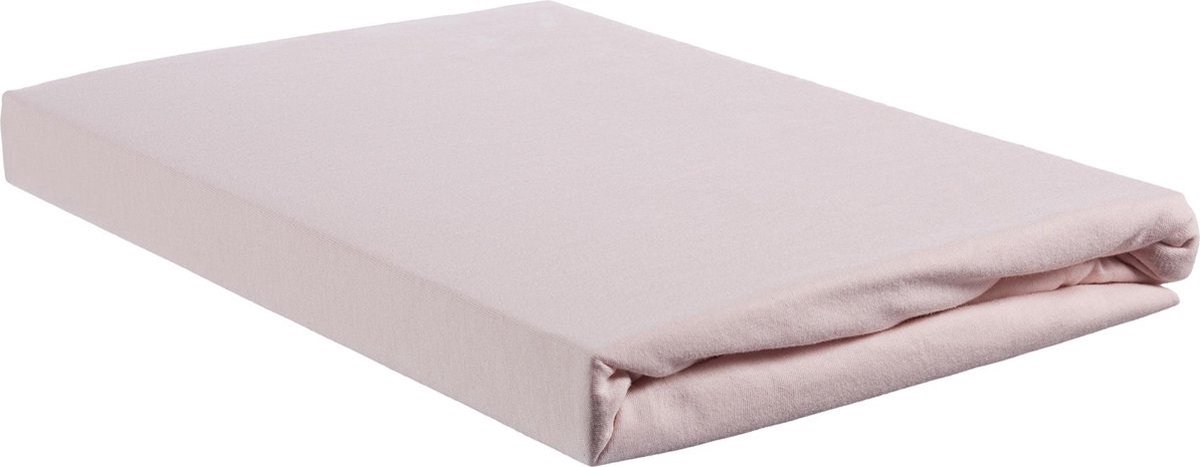 Beddinghouse Jersey Topper Hoeslaken - 100% Gebreide Jersey Katoen - 2-persoons (140x200/220 Cm) - Soft Pink - Roze