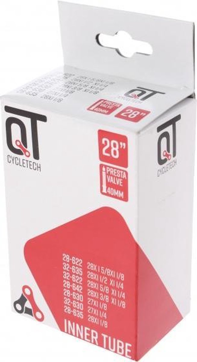 Cycle Tech Binnenband 27/28 Inch (28/32-622/630/635/642) Fv 40 Mm - Zwart