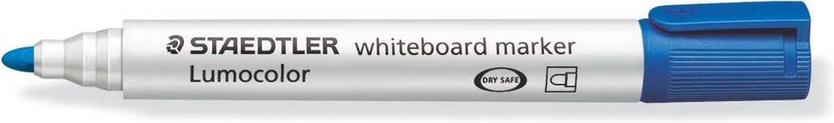 Staedtler Lumocolor Whiteboardmarker Etui Van 4 Stuks In Geassorteerde Kleuren - Wit