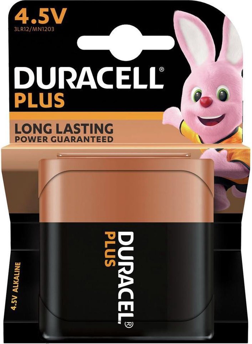 Duracell Batterij Plus Power 4,5v, Op Blister