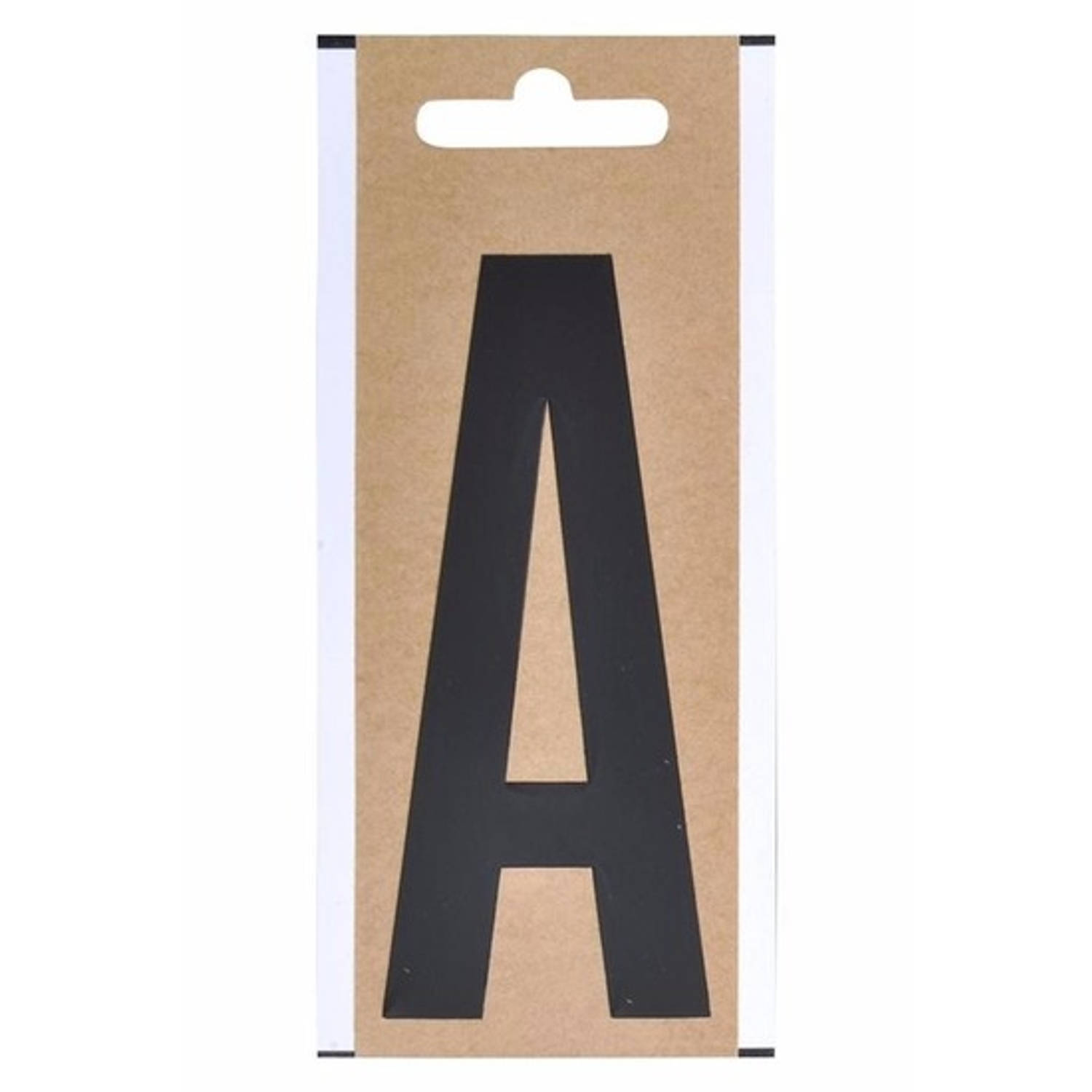 Letter Sticker A 10 Cm - Zwart