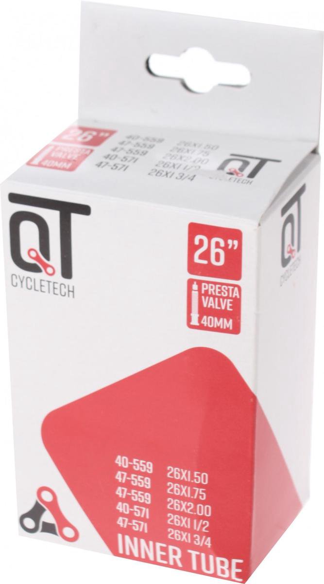 Cycle Tech Binnenband 26 Inch (40/47-559/571) Fv 40 Mm - Zwart
