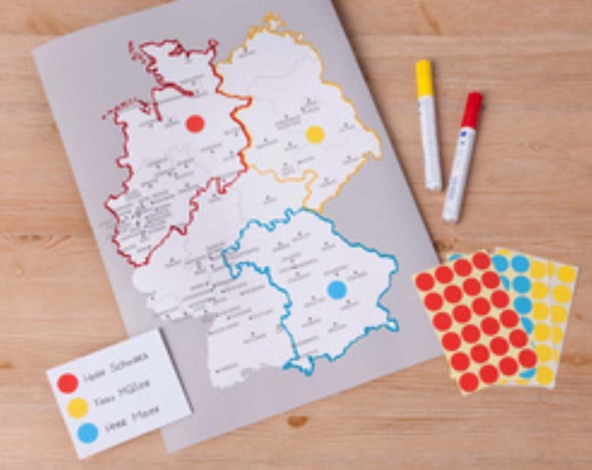 Avery Etiket Zweckform 12mm Rond 5 Vel A 54 Etiketjes - Wit