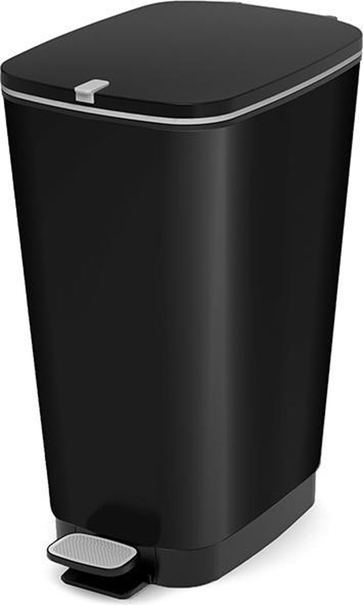 Kis Chic Bin Pedaalemmer - Maat L - 50 L - - Negro