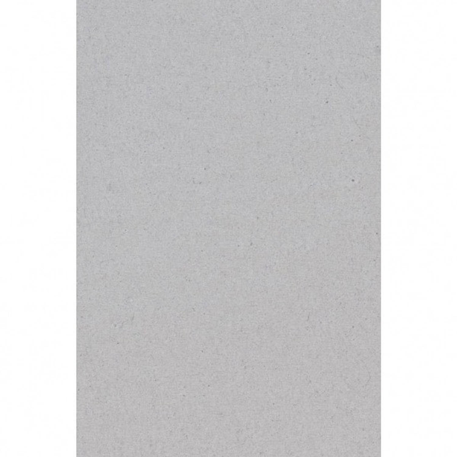 Zilveren Papieren Tafelkleed 137 X 274 Cm - Silver