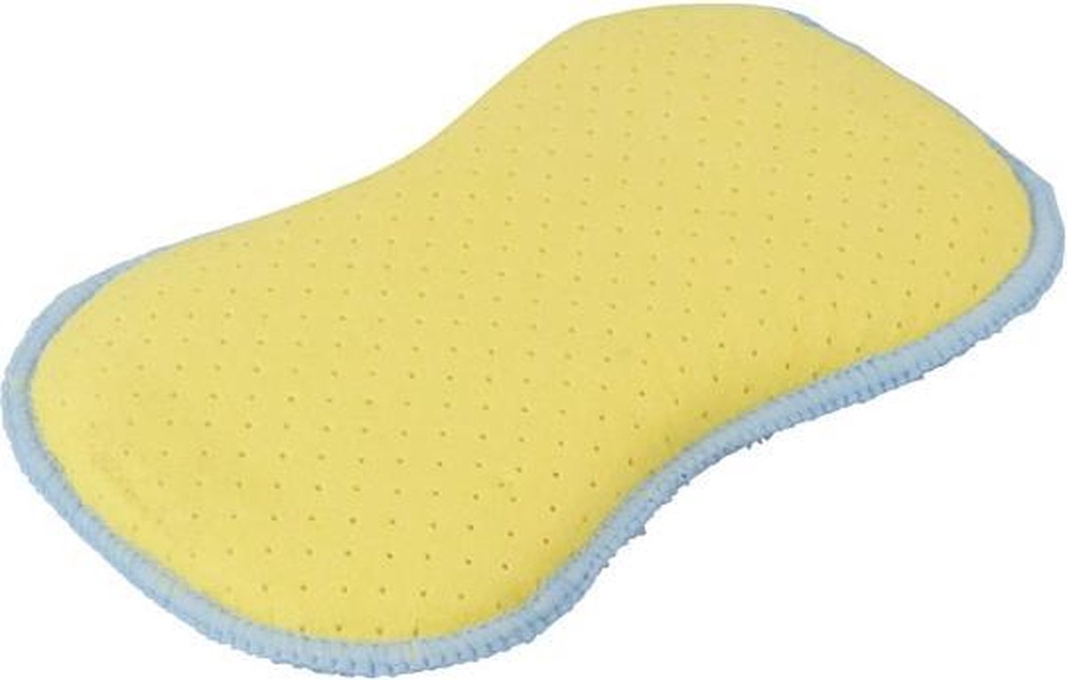Universeel Protecton 2-in-1 Spons 15 X 10 X 2 Cm Blauw/ - Geel