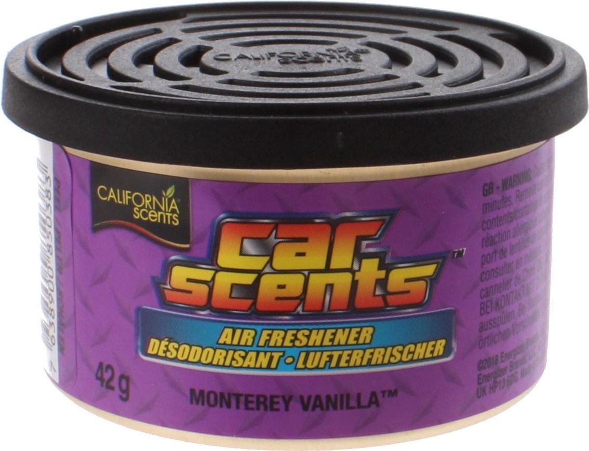 Universeel California Scents Luchtverfrisser Blik Vanilla 42 Gram