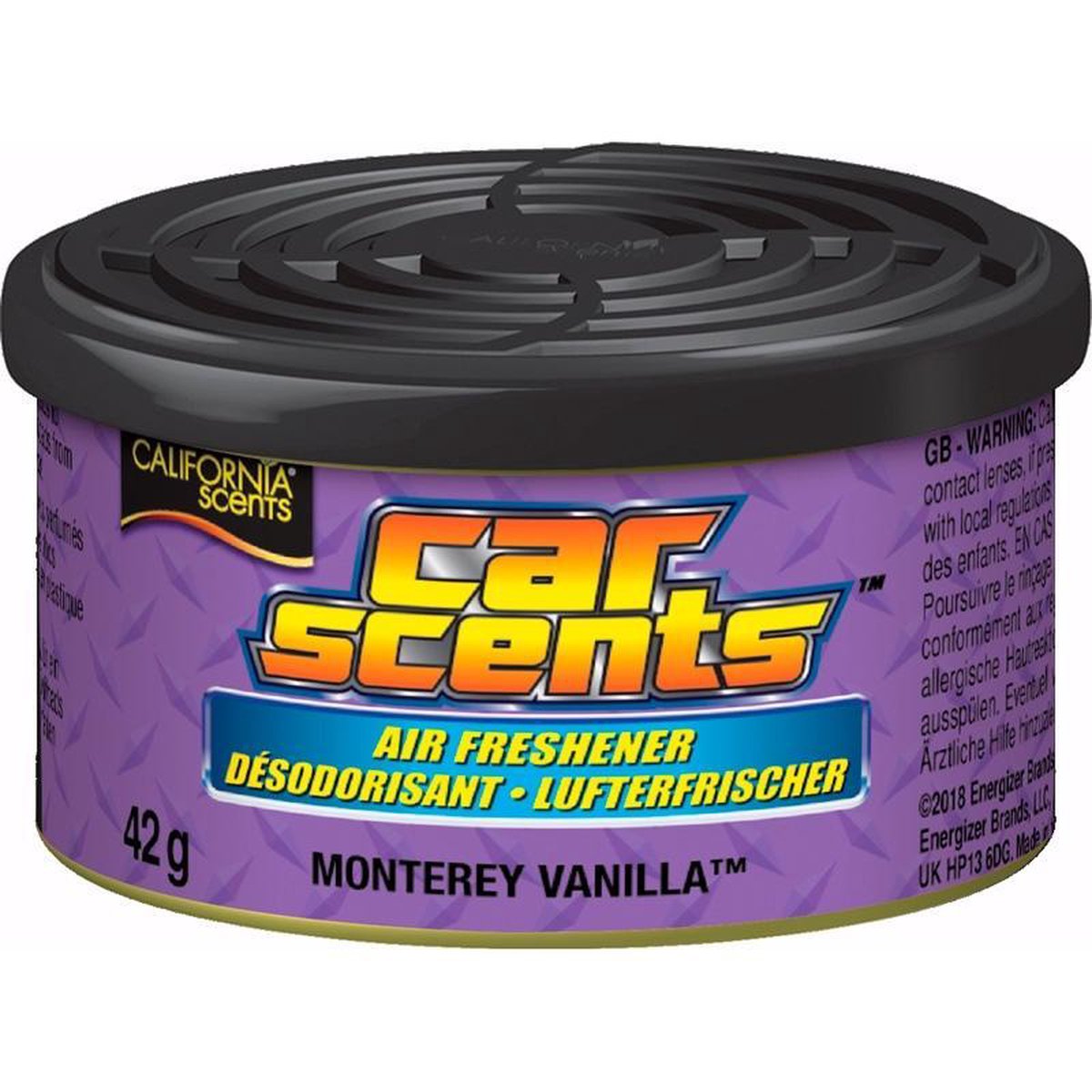 Universeel California Scents Luchtverfrisser Blik Vanilla 42 Gram