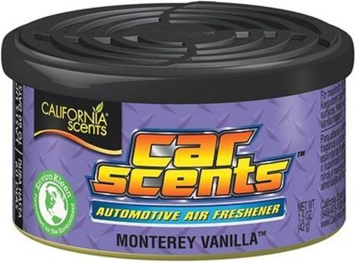 Universeel California Scents Luchtverfrisser Blik Vanilla 42 Gram