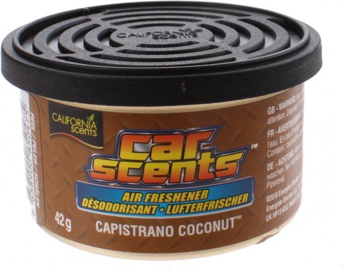 Universeel California Scents Luchtverfrisser Blik Capistrano Coco 42 Gram