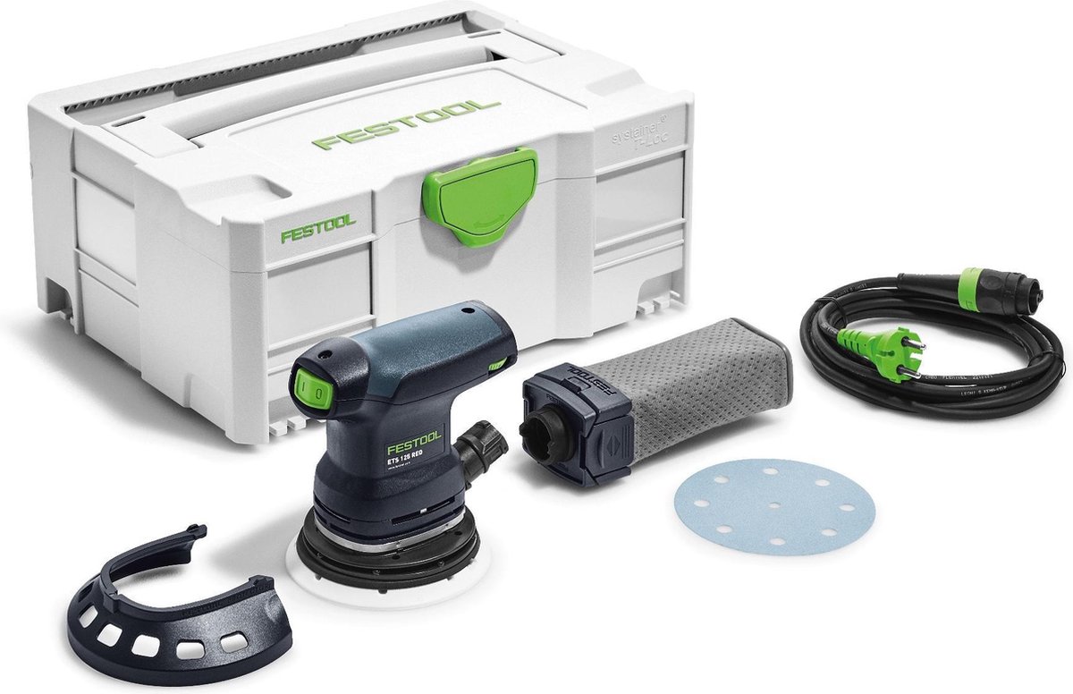 Festool ETS 125 REQ-Plus Excenterschuurmachine in Systainer | 125mm 250w