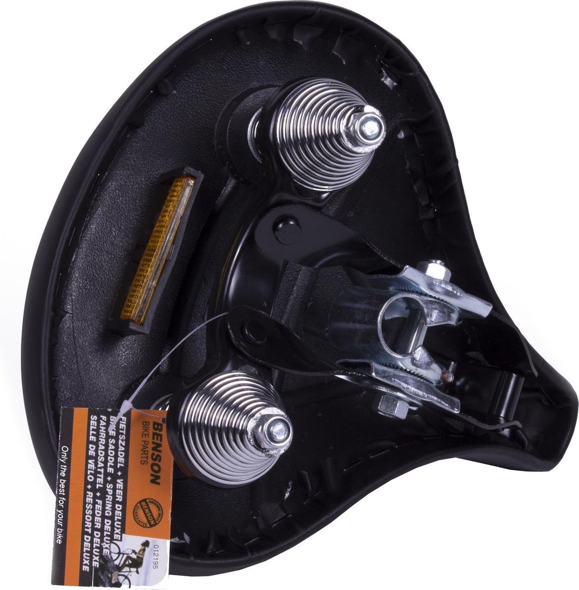 Benson Fietszadel - Zadel Met Gel En Vering - Zwart