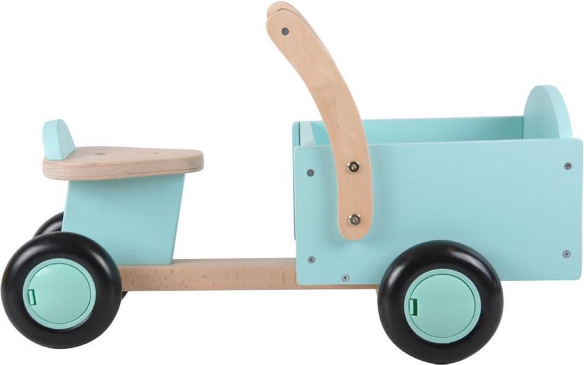 Bandits and Angels - Houten Bakfiets Litte Rider Mint - Turquoise