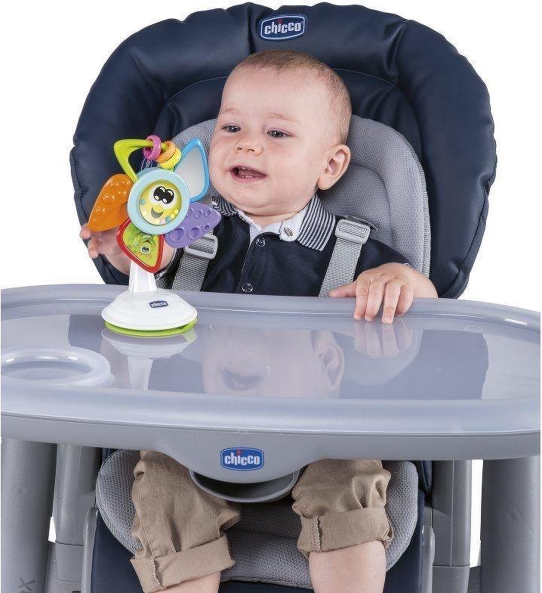 Chicco Rammelaar Will The Pin-wheel Junior 15 Cm - Wit