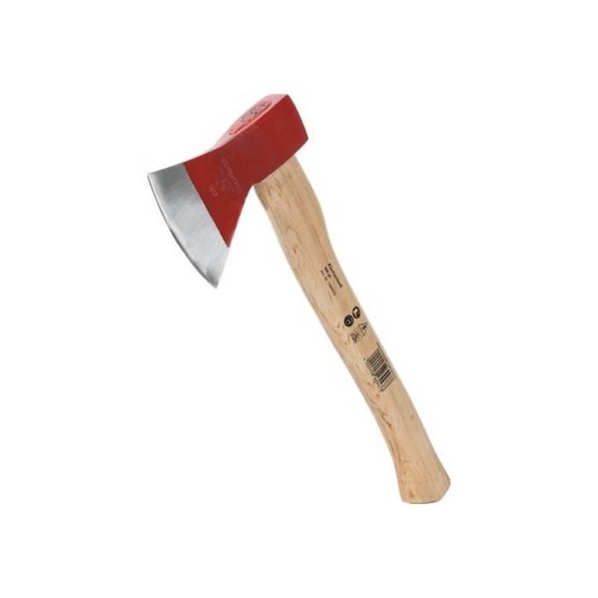 Benson Handbijl 600 Gram 36 Cm - Hakbijl - Outdoor Camping Kampeer Bijlen Metaal/hout - Rood