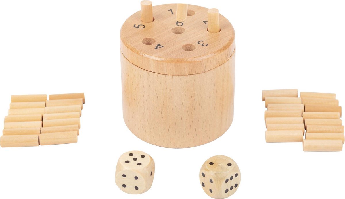 Small Foot Dobbelspel Super Six Dice Unisex Hout