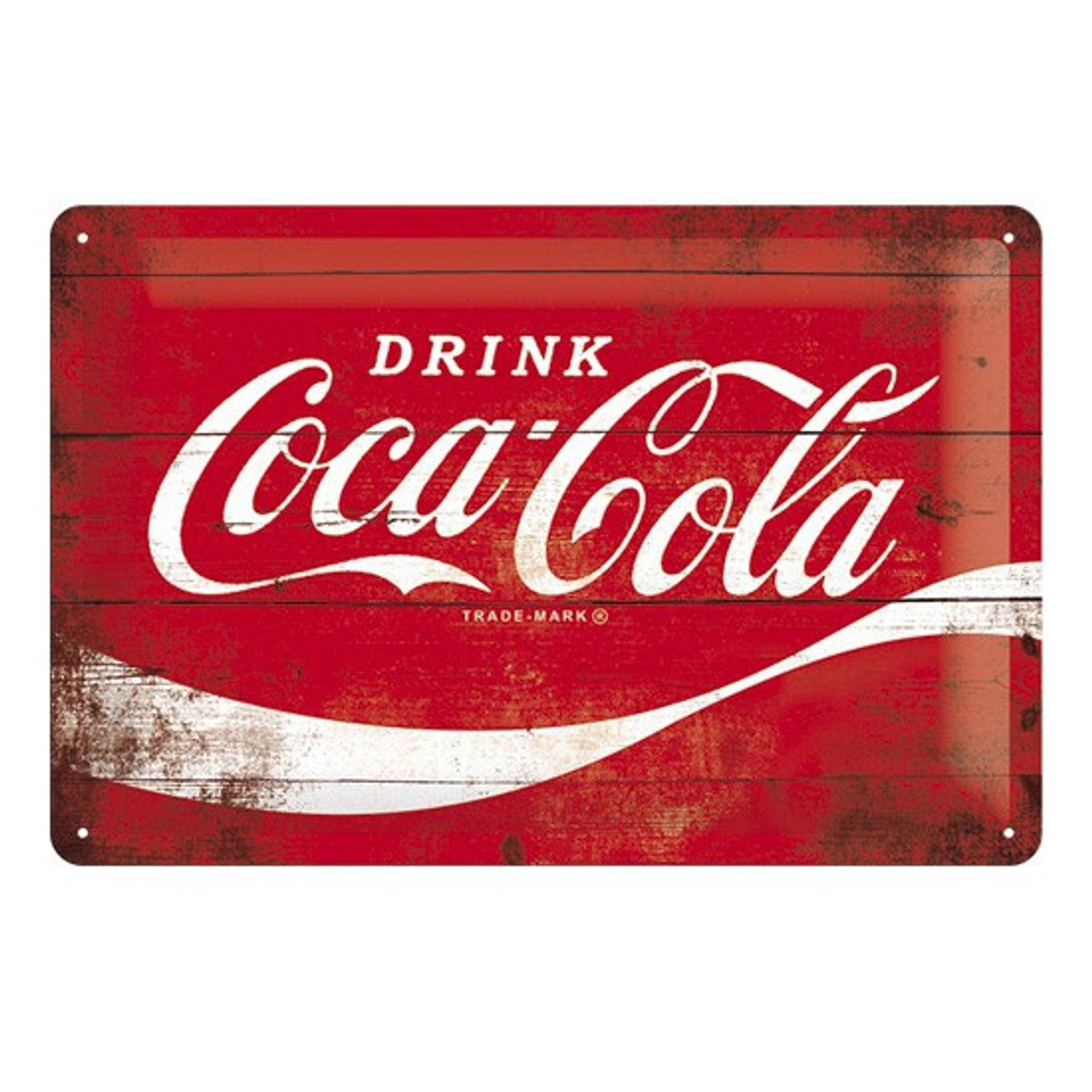 Muurplaatje 20 X 30 Coca Cola