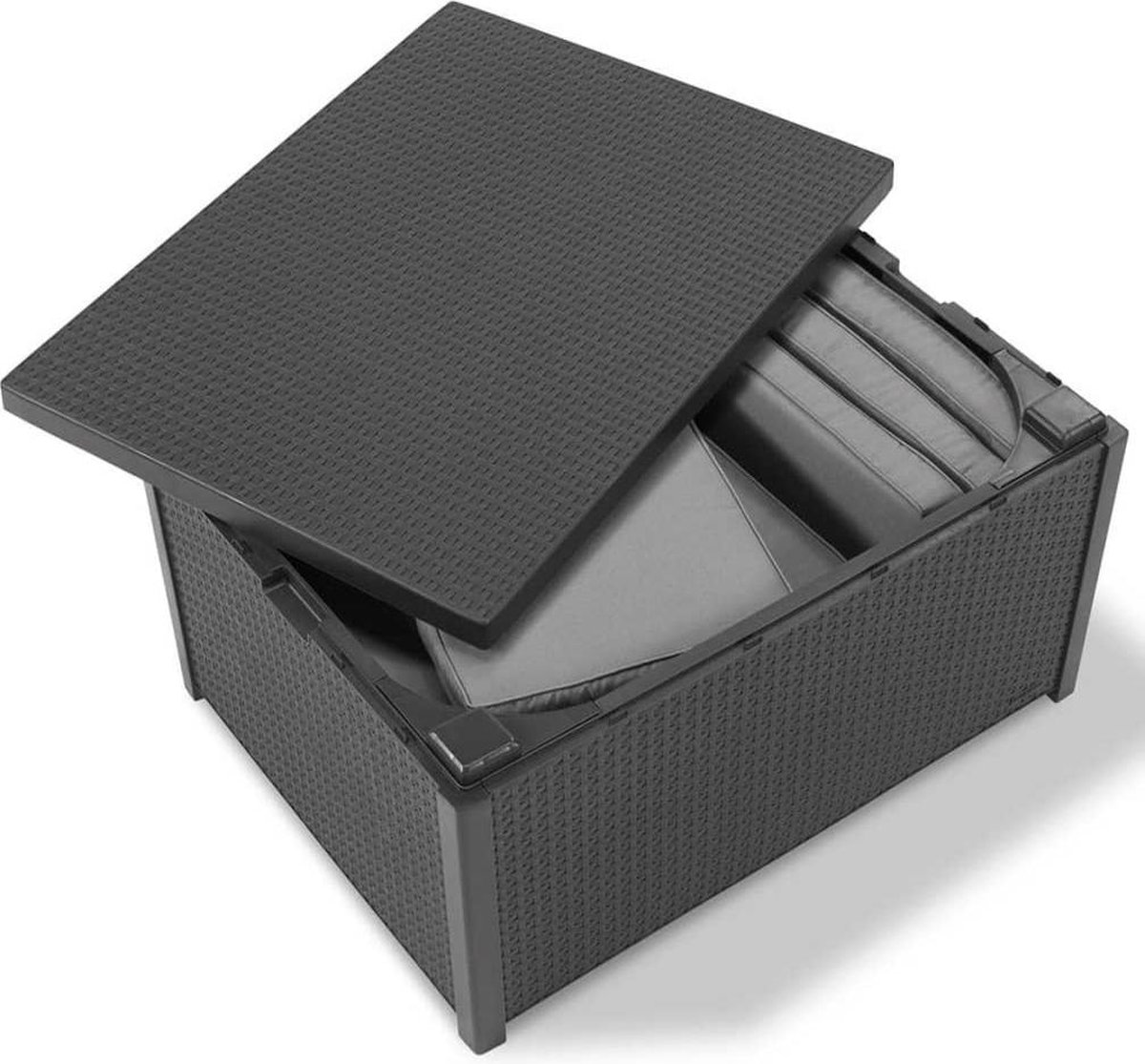 Allibert Arica Storage Bijzettafel 79 x 59 cm - Grijs