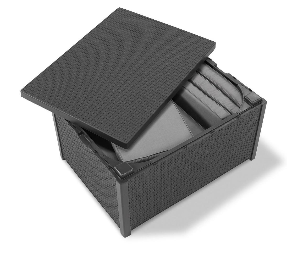 Allibert Arica Storage Bijzettafel 79 x 59 cm - Grijs