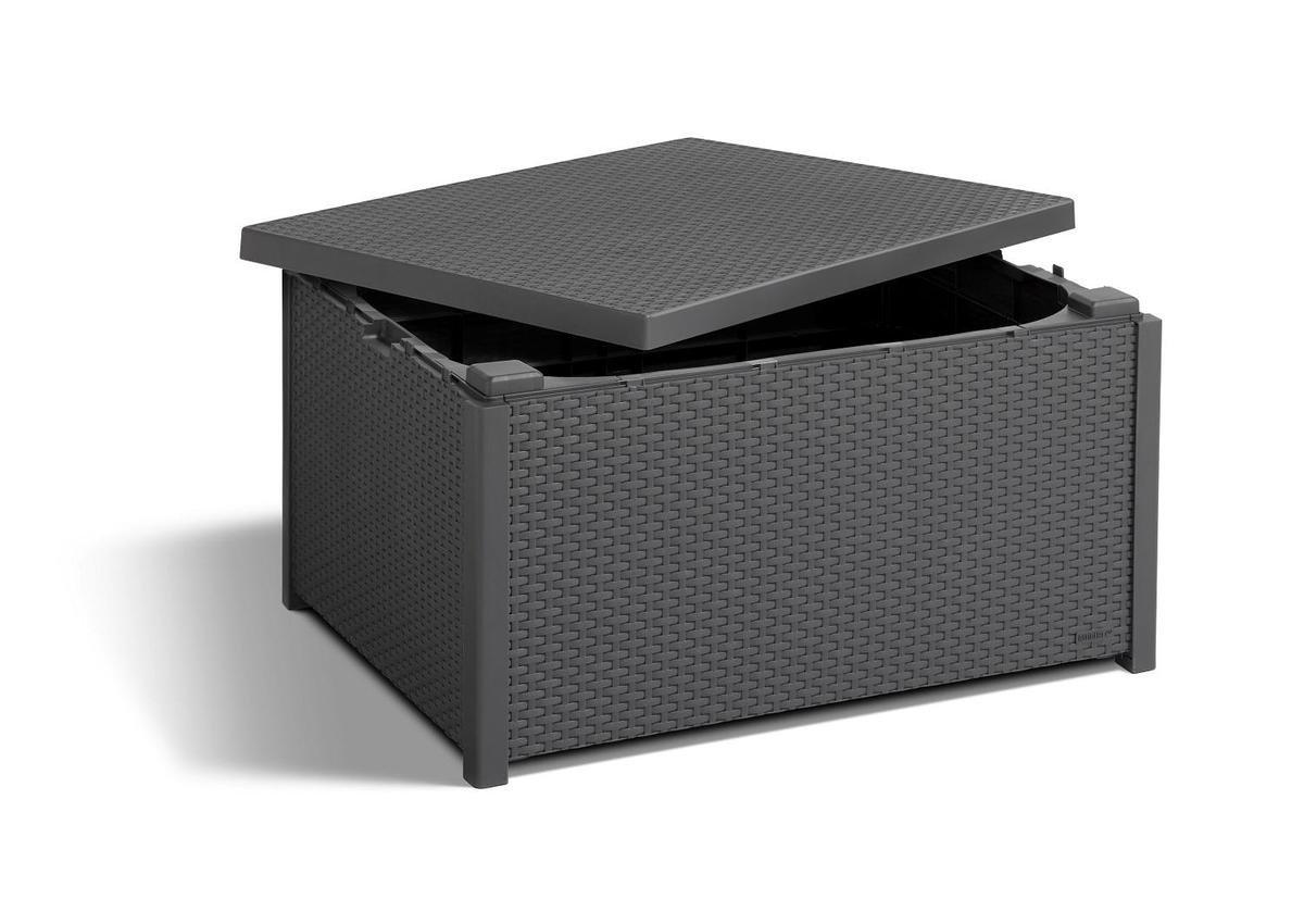 Allibert Arica Storage Bijzettafel 79 x 59 cm - Grijs