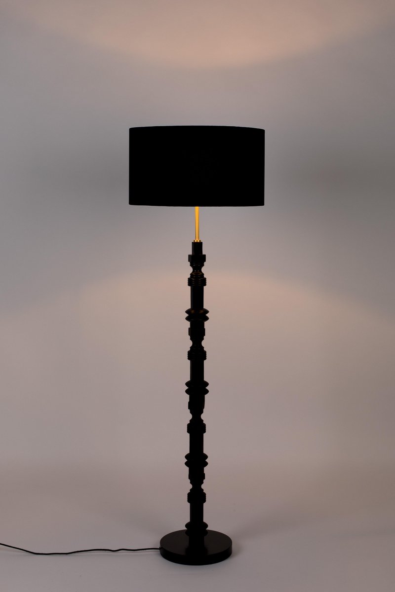 Zuiver Totem Vloerlamp - Zwart