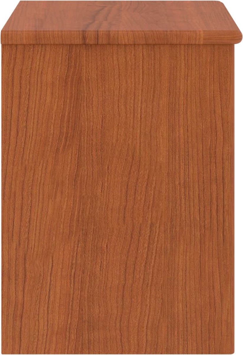 Vidaxl Nachtkastje 35x30x40 Cm Massief Grenenhout Honing - Bruin