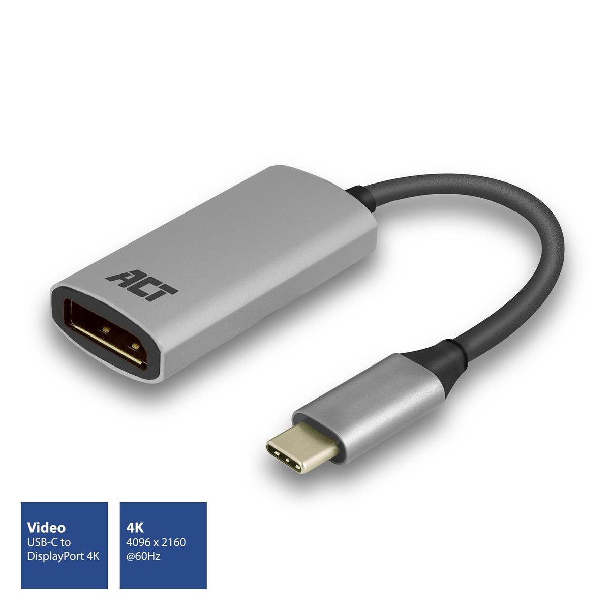 ACT USB-C naar DisplayPort adapter