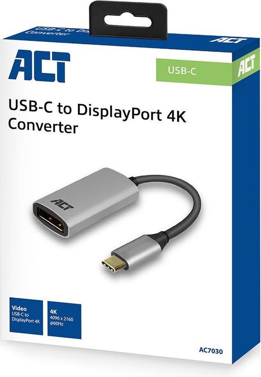 ACT USB-C naar DisplayPort adapter