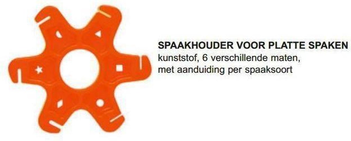 Cyclus Spaakhouder Voor Platte Spaken - Rood