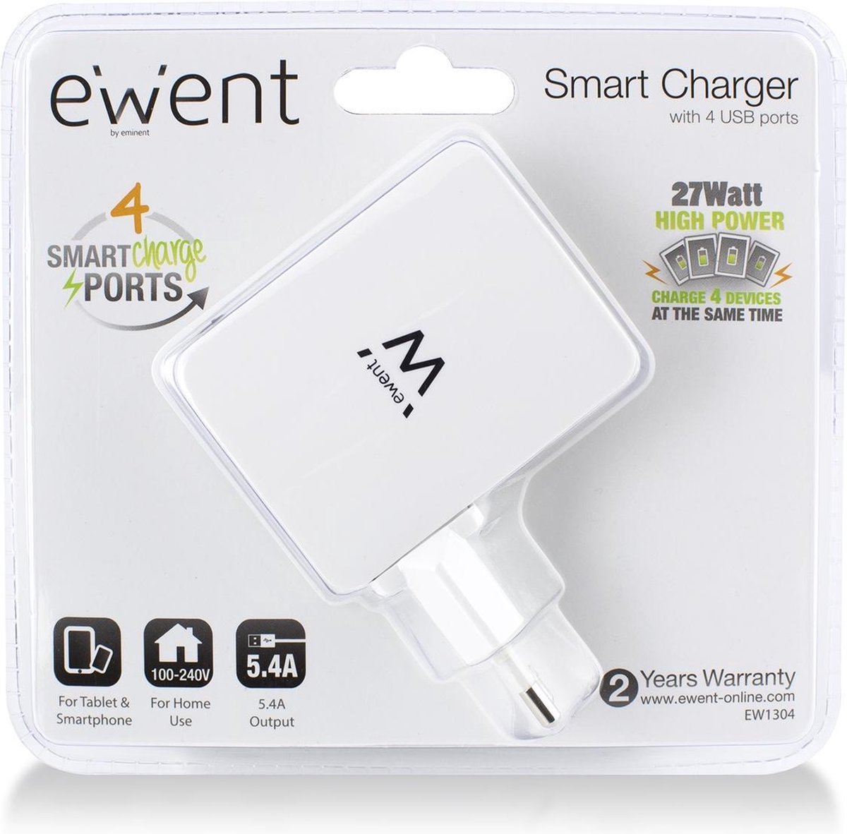 Ewent EWENT EW1304 Smart USB-lader