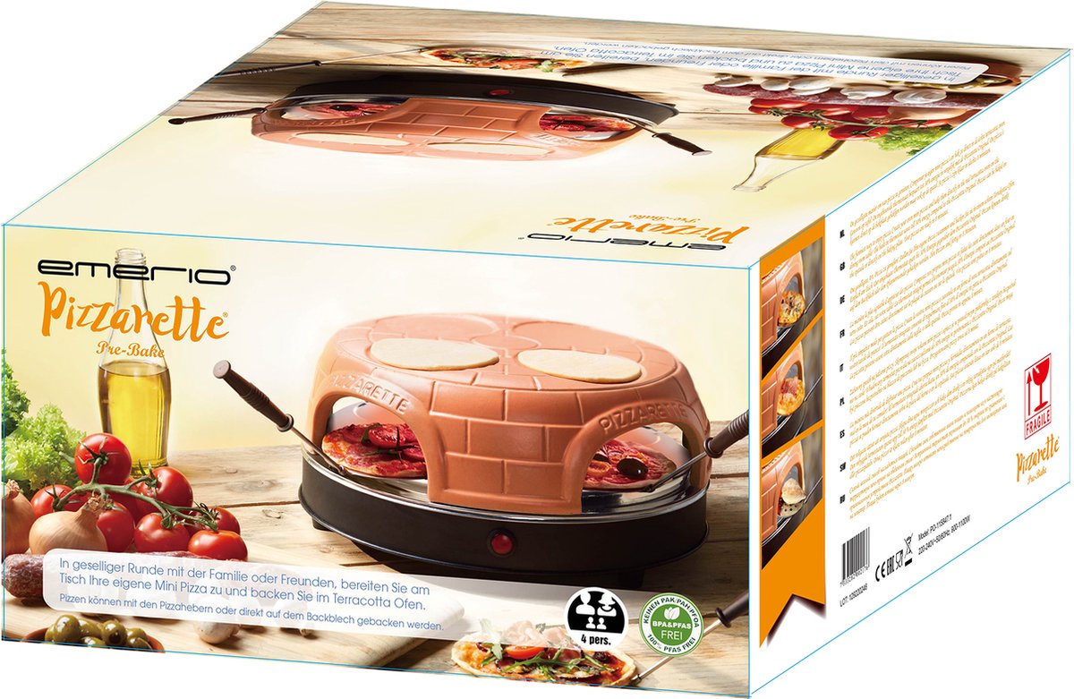 Emerio PIZZARETTE PO-115848.1 - Zwart
