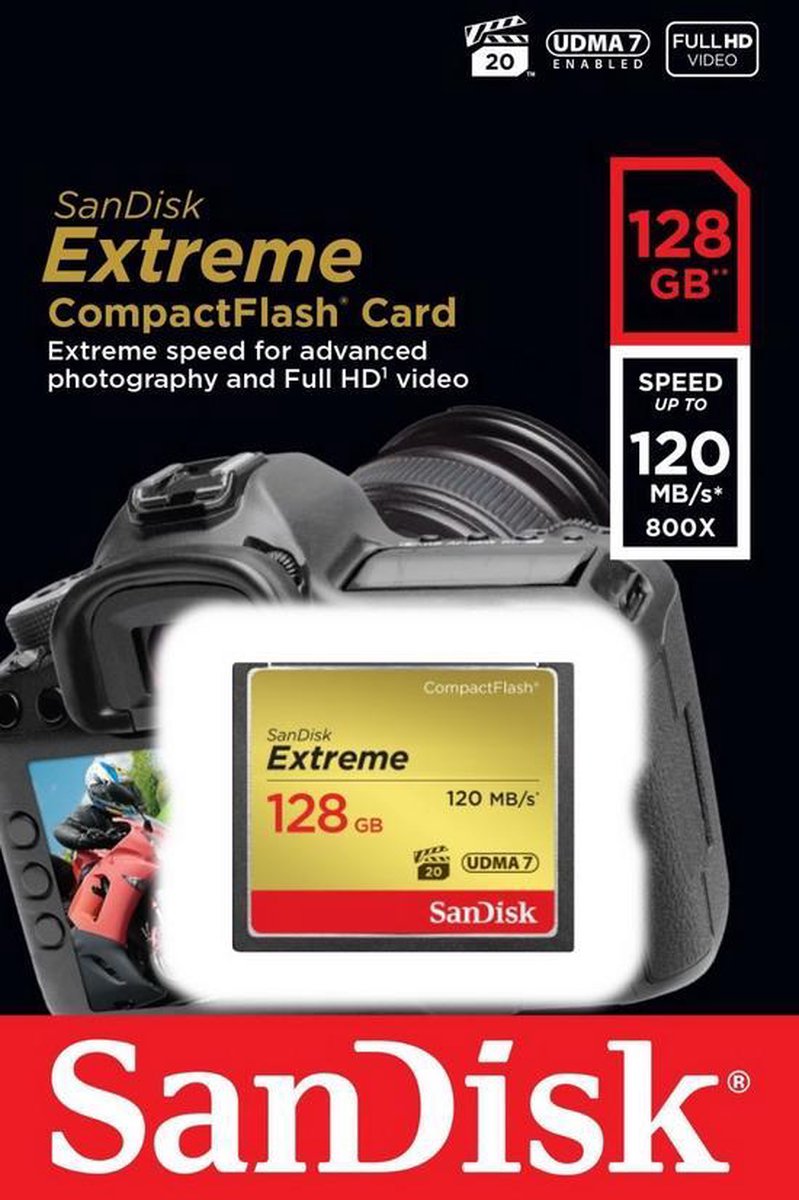 Sandisk CF Extreme 128GB 120MB/s