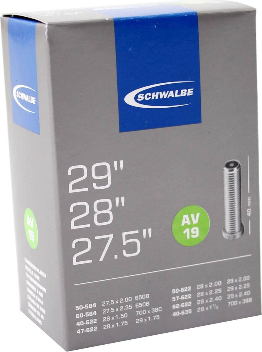 Schwalbe Binnenband 27.5/29 X 1.5/2.4 (40/62-584/635) Av 40 Mm - Zwart