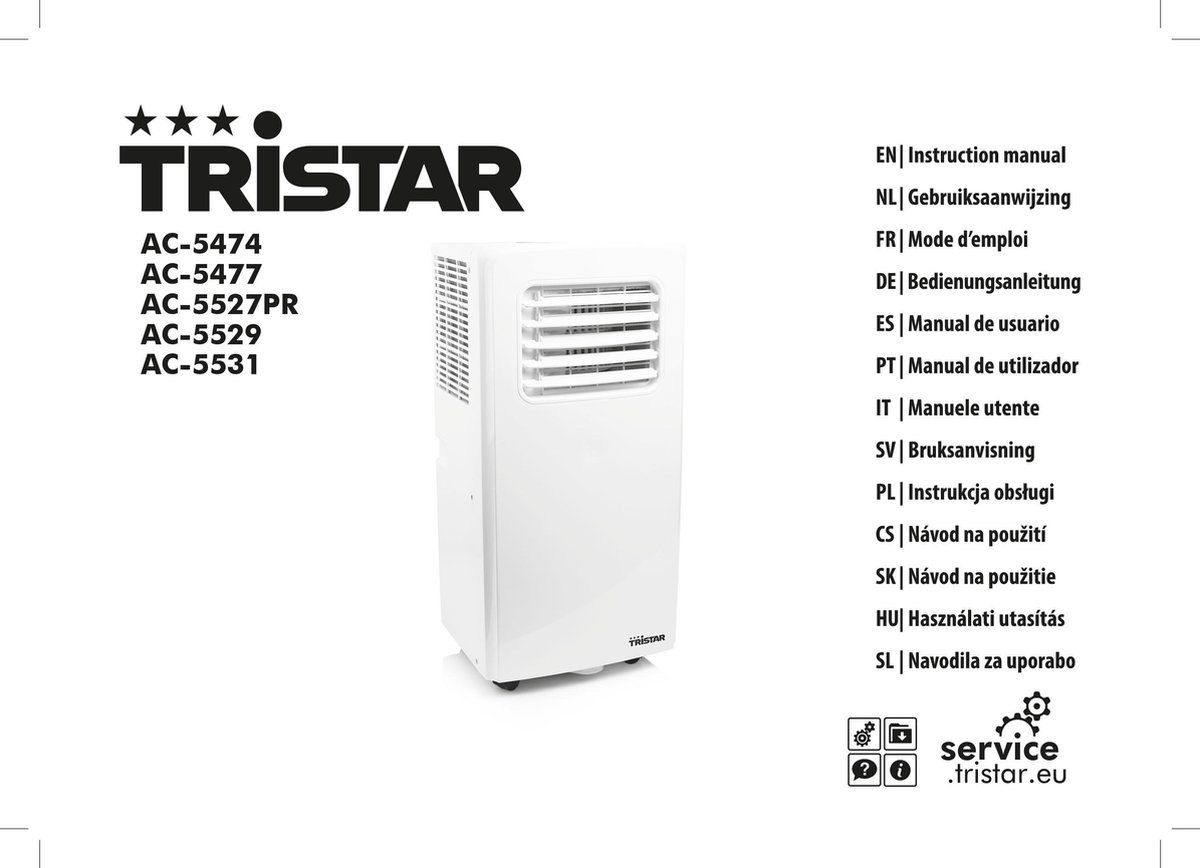 Tristar AC-5529 - Wit