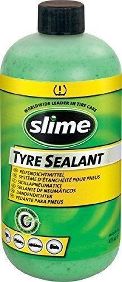 Slime Navulfles Bandendichter 473 Ml Voor Smart Repair Set - Groen