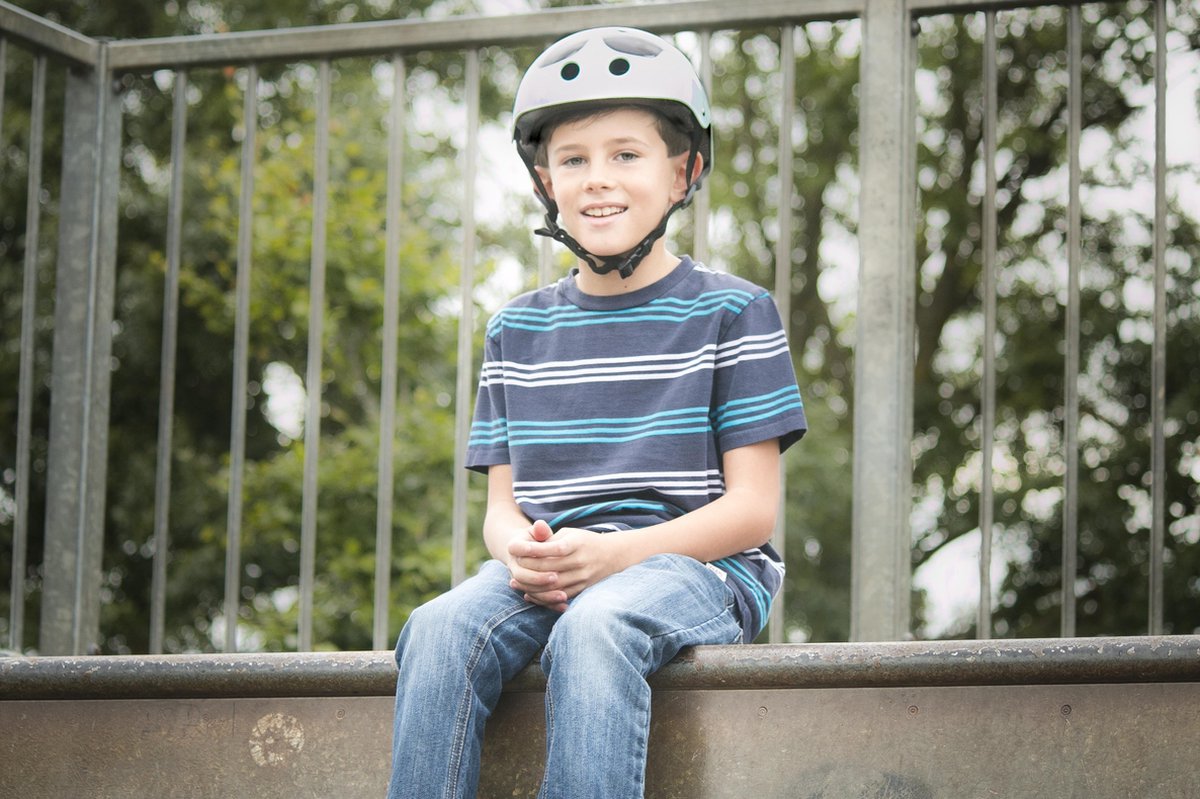 Hornit Mini Lids Fietshelm Voor Kinderen - Met Led Achterlicht - The Wayfarer (S) - Blauw