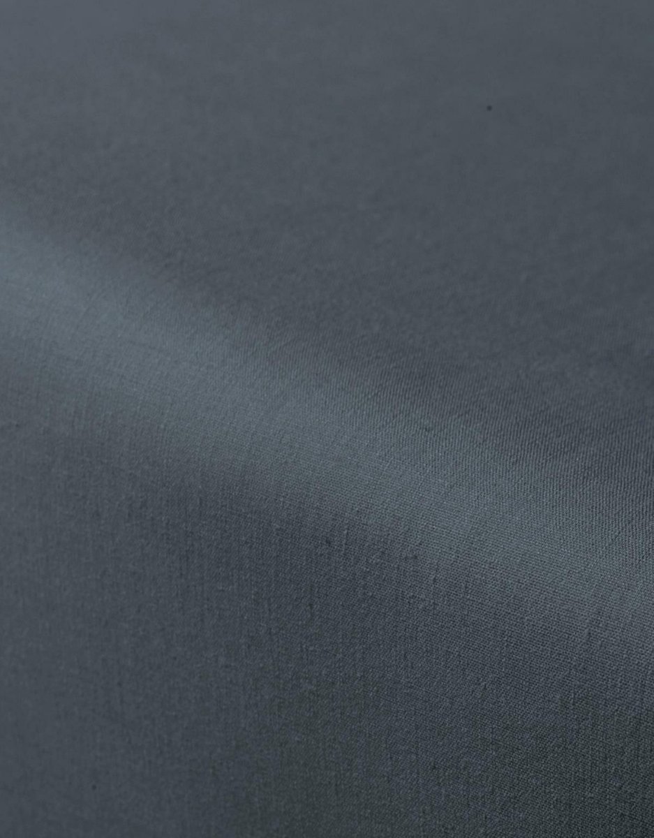 Essenza Premium Percale Katoen Hoeslaken Extra Hoog - 100% Percale Katoen - 1-persoons (90x200 Cm) - Stone Blue - Blauw