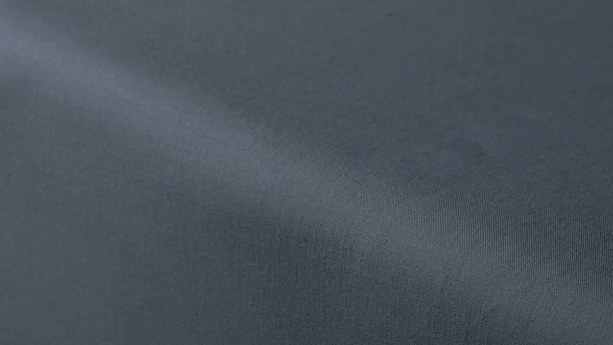 Essenza Premium Percale Katoen Hoeslaken Extra Hoog - 100% Percale Katoen - 1-persoons (90x200 Cm) - Stone Blue - Blauw
