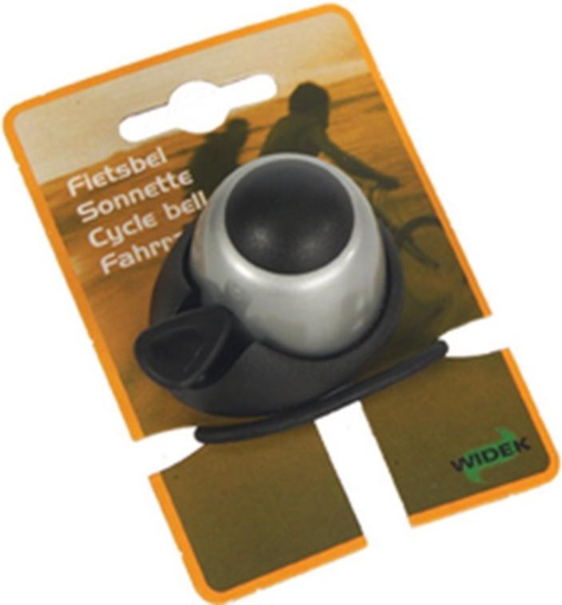 Widek Fietsbel Decibel Ii Aluminium 40 Mm Zilver/zwart