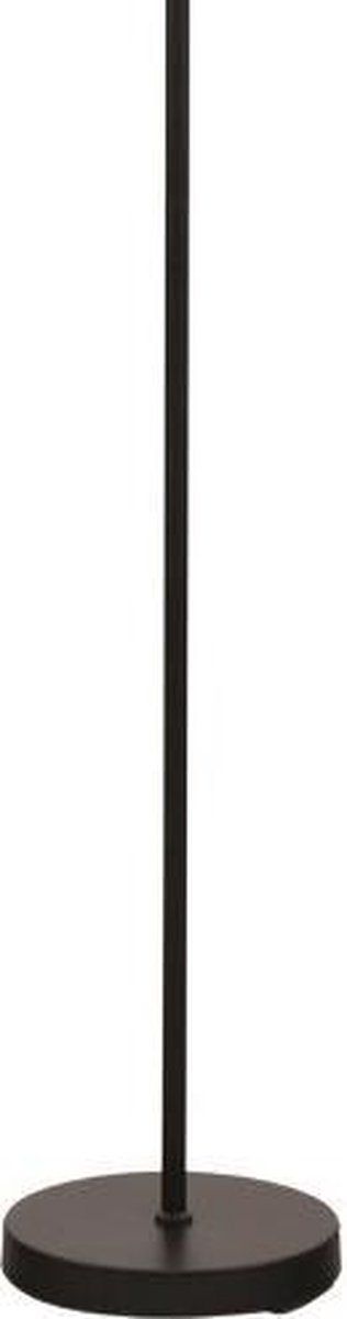 Freelight Vloerlamp Ventotto H 165 Cm Ø 15 Cm Rook Glas - Zwart