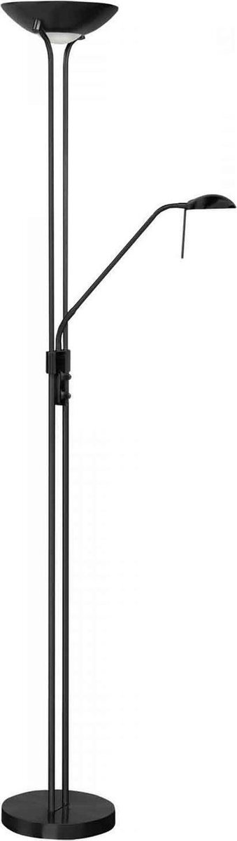 Highlight Vloerlamp New Luna H 180 Cm 24 + 5 Watt - Zwart