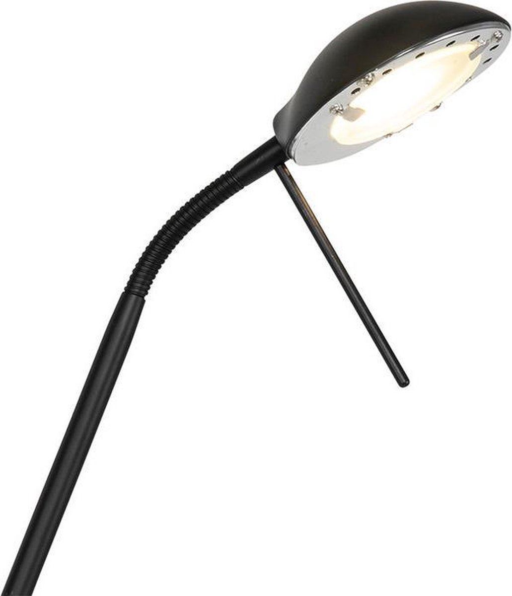 Highlight Vloerlamp New Luna H 180 Cm 24 + 5 Watt - Zwart